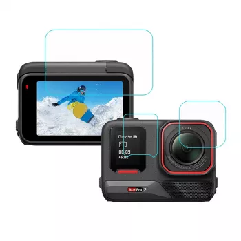 Puluz 3-in-1 apsauginė plėvelė, skirta Insta 360 Ace Pro 2