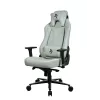 Žaidimų kėdė Arozzi Vernazza SoftFabric Pearl Green — ergonomiška žaidimų kėdė, minkštas audinys