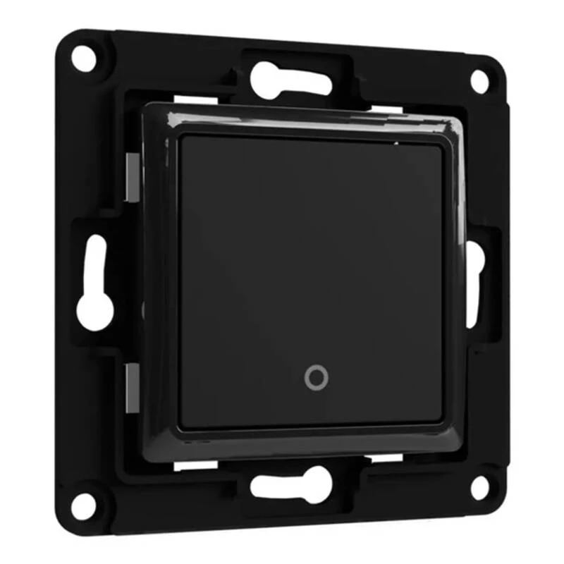 Šviesos jungiklis Shelly Wall Switch 1 juodas