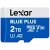 MicroSDXC atminties kortelė Lexar BLUE PLUS 2 TB UHS‑I, 170 MB/s, U3 V30, atspari vandeniui