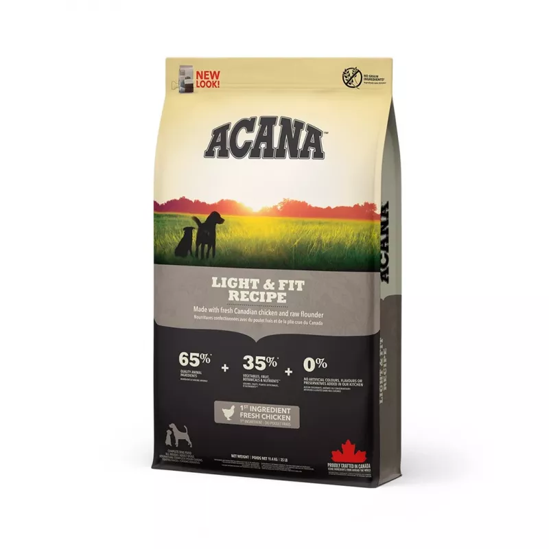 ACANA Dog Light & Fit Recipe - sausas šunų maistas - 11,4 kg