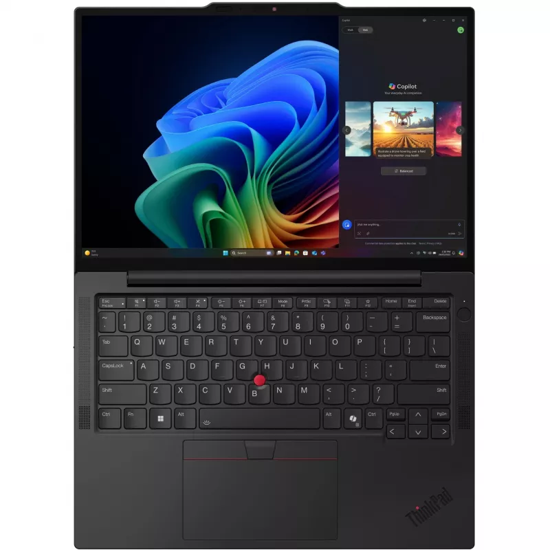 Lenovo ThinkPad X13 Gen 6 (AMD) Copilot+ PC AMD Ryzen™ AI 7 350 nešiojamas kompiuteris 33,8 cm (13,3 colio) WUXGA 32 GB LPDDR5x-SDRAM 1 TB SSD Wi-Fi 7 (802.11be) Windows 11 Pro juoda vokiška