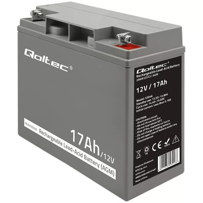 Baterija Qoltec 53046 belaidžiam įrankiui 17 Ah 12 V
