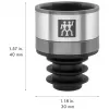 Vyno išsaugojimo pompa ZWILLING Fresh & Save 36802-000-0 — pilka, plastikinė, 40 mm aukštis, 3 cm skersmuo
