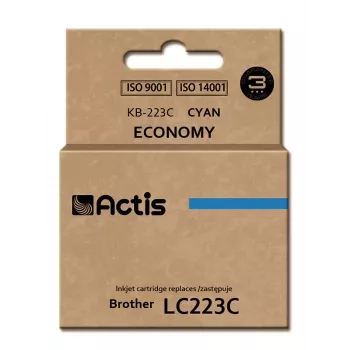 Actis KB-223C rašalas (Brother LC223C pakaitalas; Standard; 10 ml; žydra)