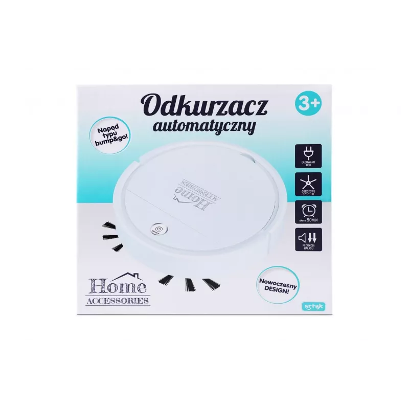 Robot cleaner Artyk 171024 kompaktiškas dizainas galinga siurbimo galia