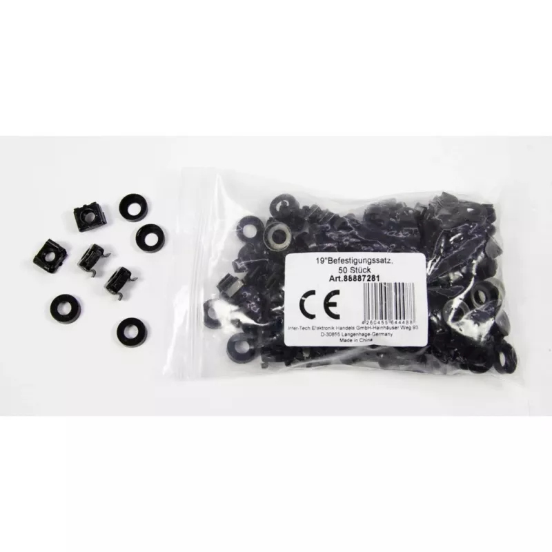 Montavimo rinkinys Inter-Tech 88887281 juodas