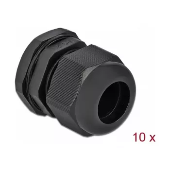 Kabelio sandariklis DeLOCK 60222 juodas plastikas 10 vnt.