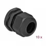 Kabelio sandariklis DeLOCK 60222 juodas plastikas 10 vnt.