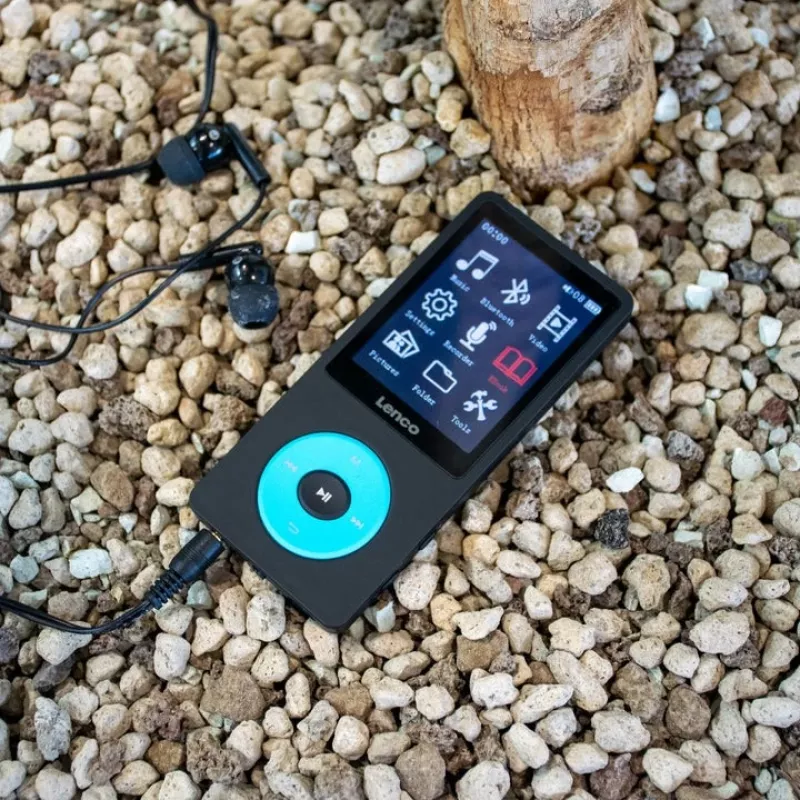 MP3 grotuvas Lenco Xemio-860BU 8 GB juoda mėlyna LCD 18 val. atkūrimas