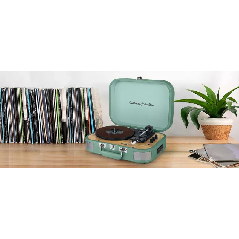 Muse Vintage Collection MT-201 WG Skaitmeninis grotuvas Platespeleris Skaitmeninis įrašymo įrenginys Bluetooth garso imtuvas 10W