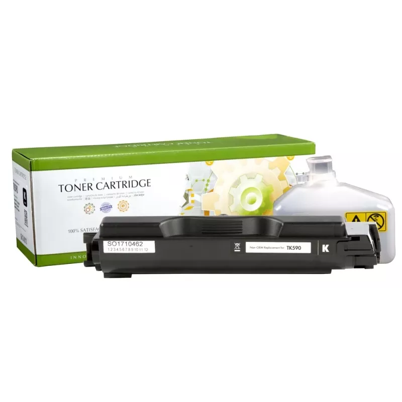 STATIC Tonerio kasetė suderinama su Kyocera TK-590K juoda 7000 pusl.