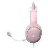 Subsonic Spectra LED žaidimų ausinės Sweety Pink