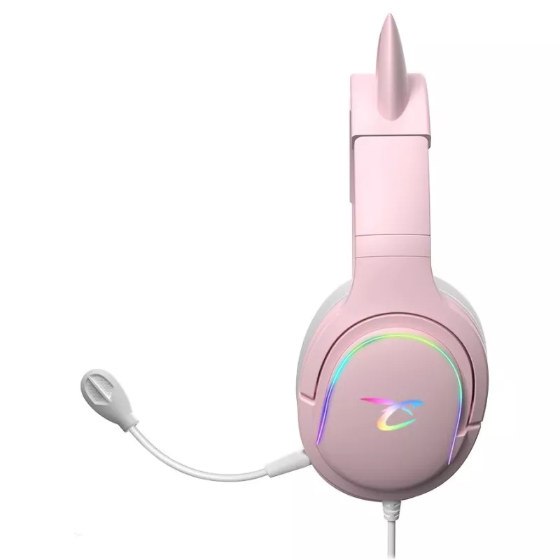 Subsonic Spectra LED žaidimų ausinės Sweety Pink