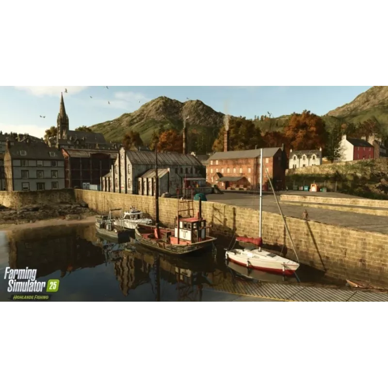 Game Play Station 5 Farming Simulator 25 Highlands Fishing Edition