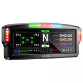 Ascher Racing Dashboard, 7,85” col. LCD jutiklinis ekranas, 26 RGB šviesos diodai - juodas (76080089)
