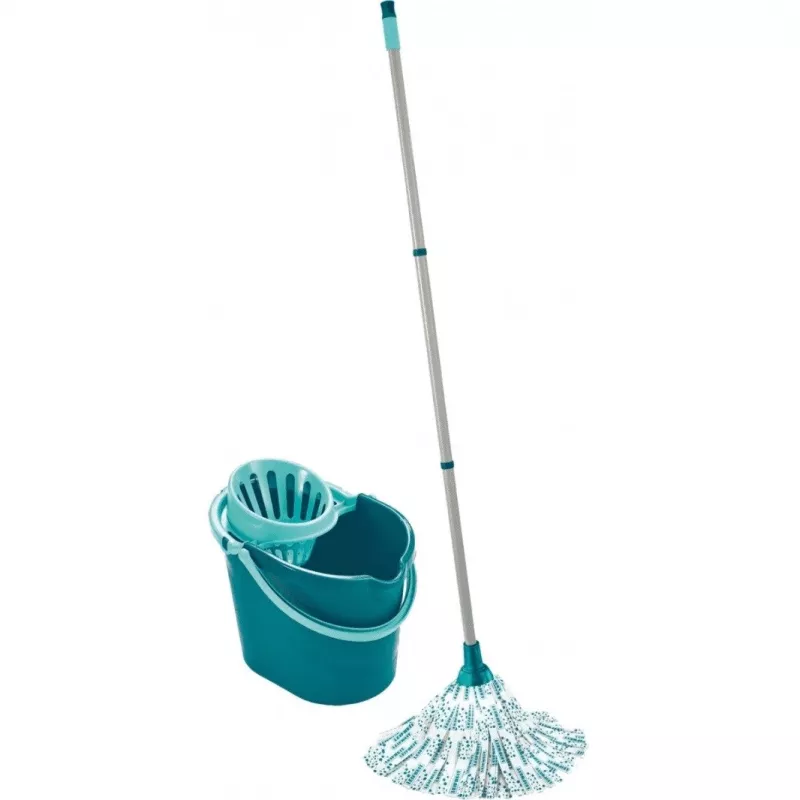 Grindų valymo rinkinys Leifheit Classic Mop (modelis ) grindų šluota su keičiama galvute