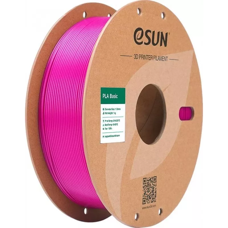 PLA BASIC 1,75mm PURPLE 1kg ESUN 3D FILAMENT (PLA-BASIC175Z1P1)