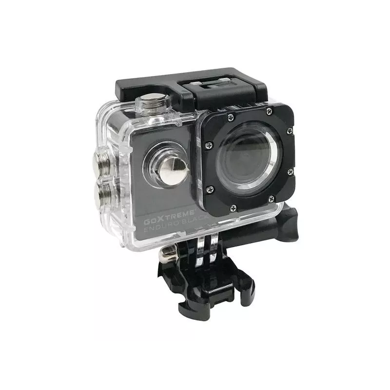 Easypix GoXtreme Enduro Juoda - Veiksmo kamera - tvirtinama - 4K / 30 fps - 8,0 MPix - Wi-Fi - povandeninė iki 30 m - Juoda