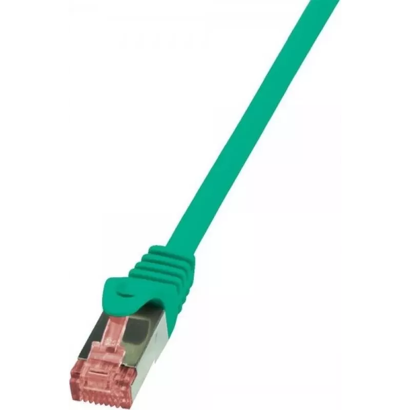 Tinklo kabelis LogiLink 1,5 m Cat.6 RJ-45 S/FTP žalias