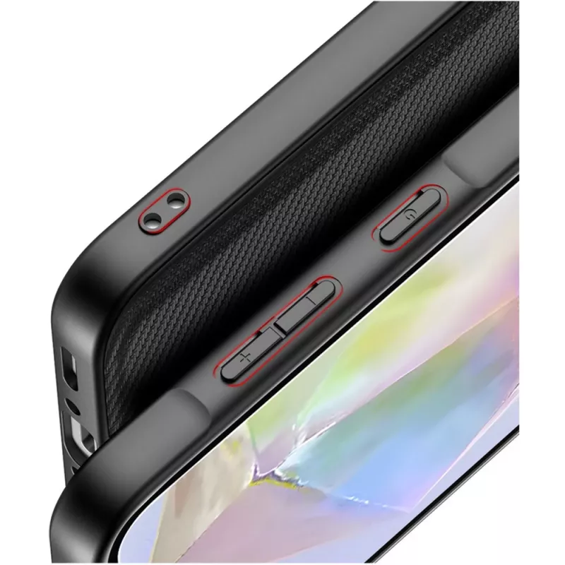 StyleShell NYLO, Telefono dėklas juodas, Samsung Galaxy A36 5G