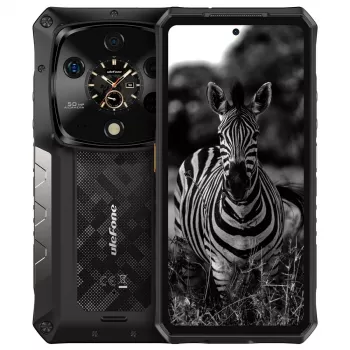 Patikimas išmanusis telefonas UleFone Armor 28 Ultra 5G — 16GB RAM, 1TB atminties, juodas