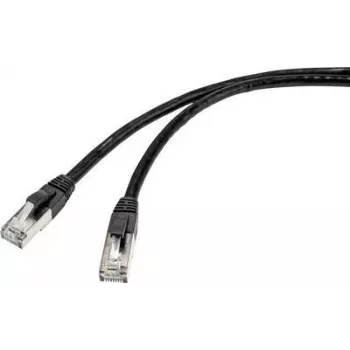 Renkforce RF-4538212 tinklo kabelis juodas 40 m Cat6a S/FTP (S-STP) (RF-4538212)