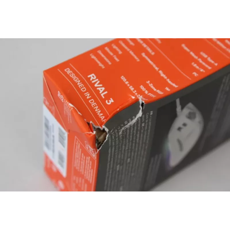 SALE OUT. Steelseries Rival 3 Gen 2 žaidimų pelė, balta | SALE OUT. SteelSeries žaidimų pelė | Rival 3 Gen 2 | Laidinė | Balta | PAŽEISTA PAKUOTĖ