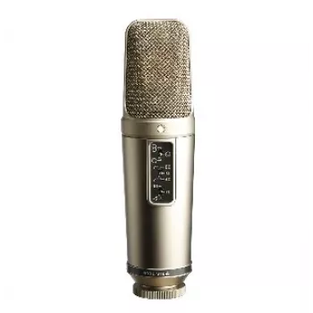 RØDE NT2-a sidabrinis scenos / atlikimo mikrofonas