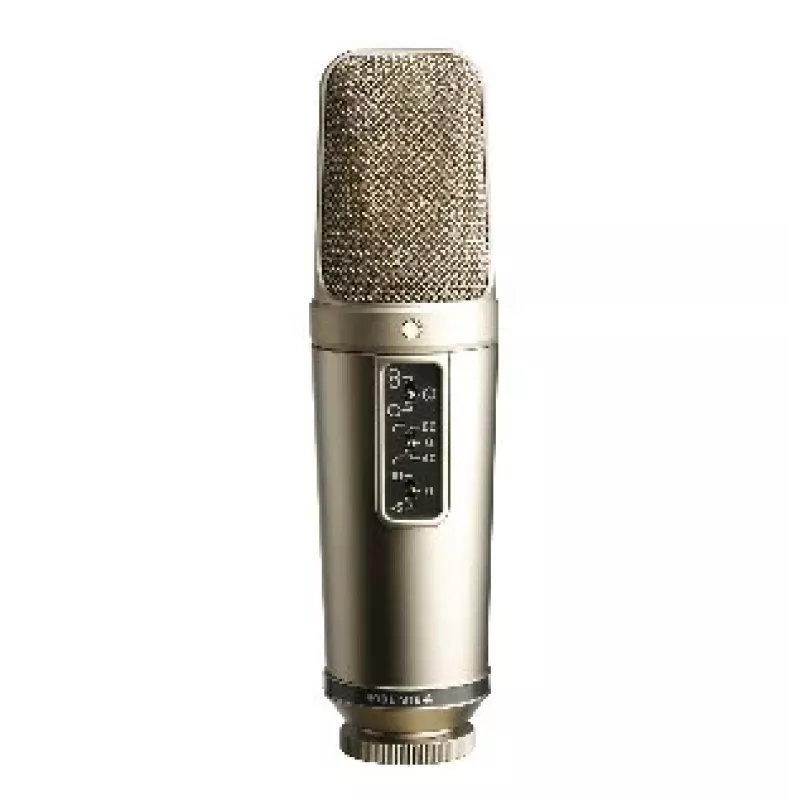 RØDE NT2-a sidabrinis scenos / atlikimo mikrofonas
