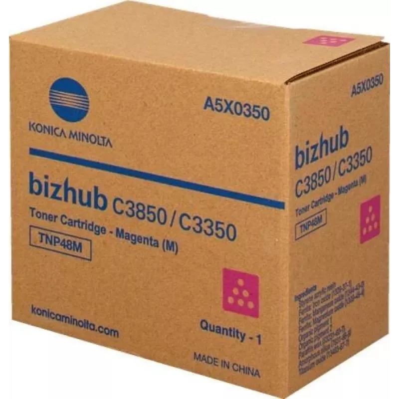 Konica Minolta TNP-48M dažų kasetė 1 vnt. Originali purpurinė