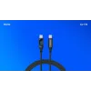 „Savio“ USB-C – USB-C laidas CL-174 1 m juodas USB 3.2 Gen 1