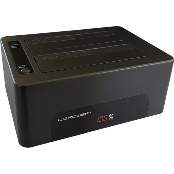 Lc-power LC-DOCK-U3-V saugojimo diskas, juodas
