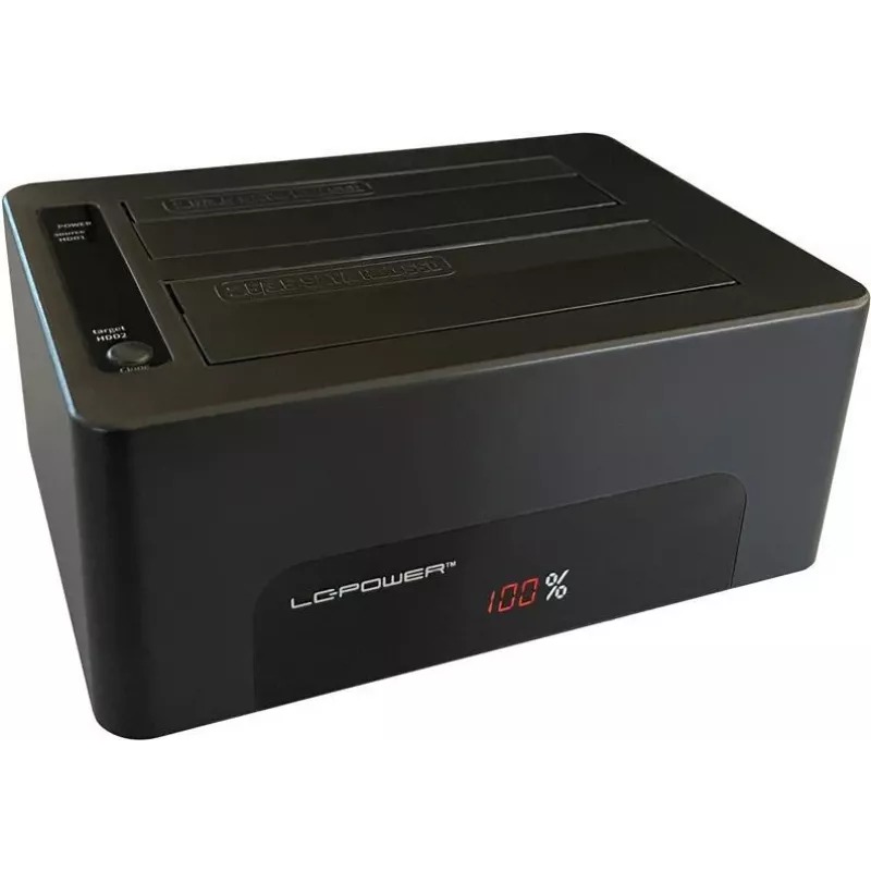 Lc-power LC-DOCK-U3-V saugojimo diskas, juodas