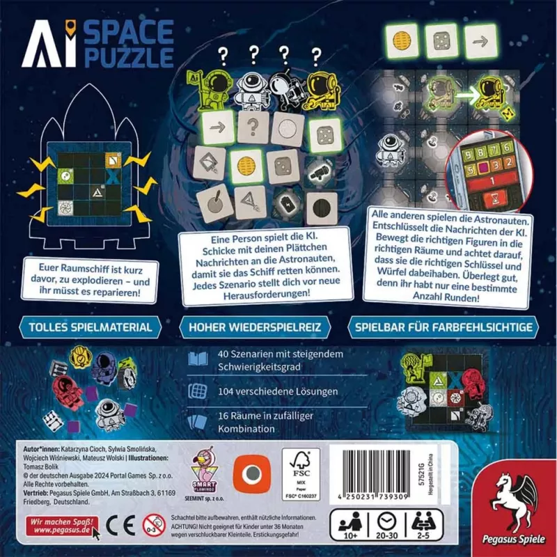 A.I. Space Puzzle, stalo žaidimas