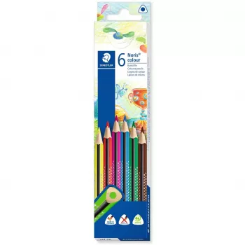 Spalvoti pieštukai Staedtler 187 C6 Įvairiaspalviai 6 vnt.