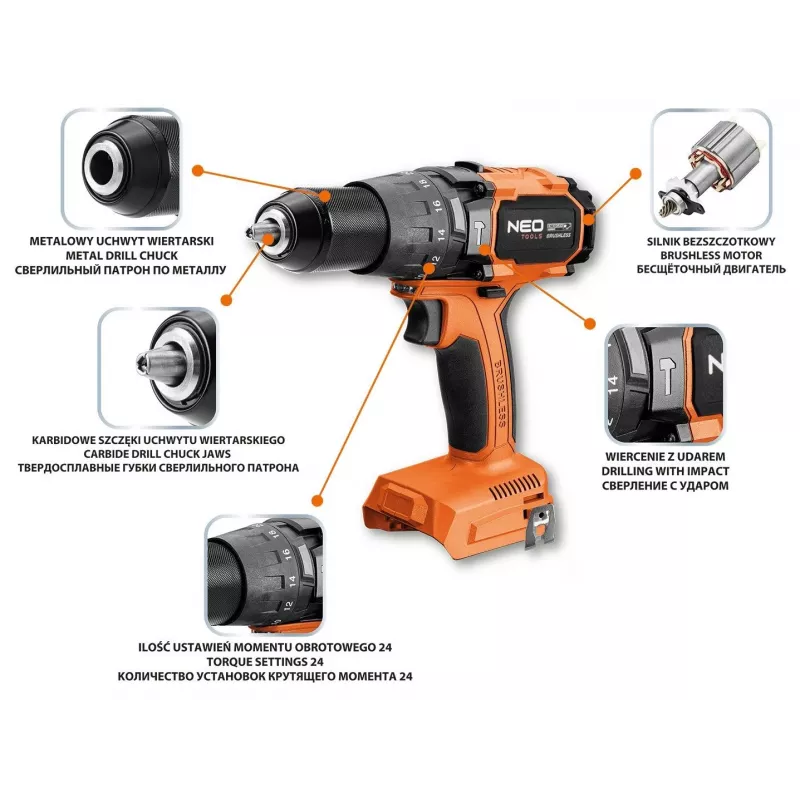 NEO tools 04-616 gręžtuvo priedas 1 vnt.
