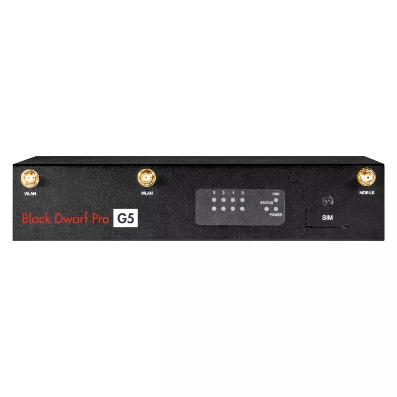 Securepoint Juoda Dwarf Pro G5 aparatinė ugniasienė Stalinis 2,83 Gbit/s
