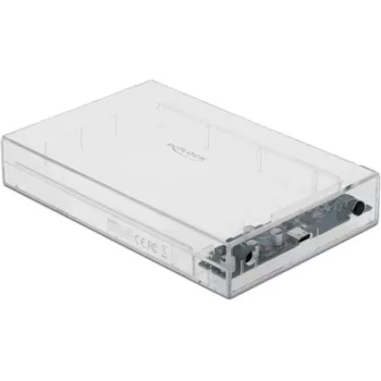 HDD/SSD dėklas DeLOCK 42623 skaidrus 2.5/3.5 colių