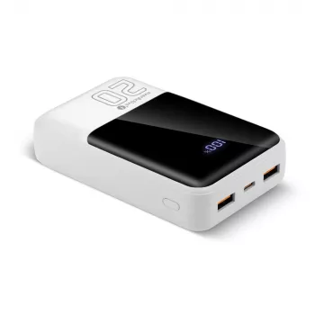 Išorinė baterija everActive EB-20Q 20000 mAh, 2x USB išvestis, 22,5W QC4.0 greitas įkrovimas