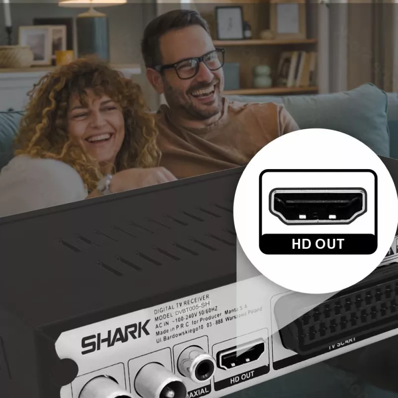 Skaitmeninis TV imtuvas MANTA DVBT005-SH DVB-T/T2 HEVC palaikymas