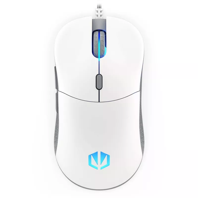 ENDORFY GEM Plus Onyx Balta pelė, žaidimams, dešiniarankiams, USB Type-C, optinė, 19000 DPI