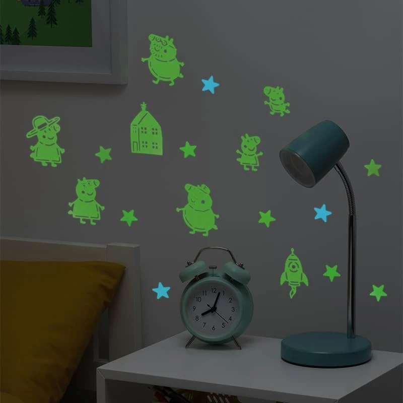 Sienų lipdukai Hasbro Peppa Pig PP13870PP Šviečiančios tamsoje žvaigždės