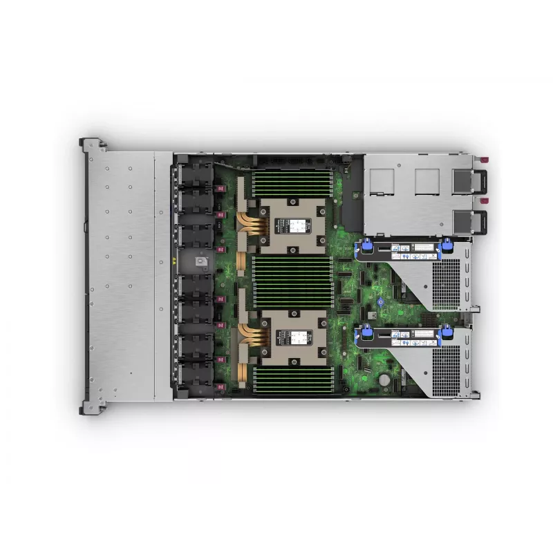 HPE ProLiant DL365 Gen11 - 1U - dviejų krypčių - 1 x EPYC 9115 / 2,6 GHz - RAM 64 GB - SATA/SAS/NVMe - karšto keitimo 6,4 cm (2,5 colio)