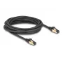 Tinklo kabelis DeLOCK RJ45 Cat.6A kištukas–kištukas S/FTP 5 m juodas