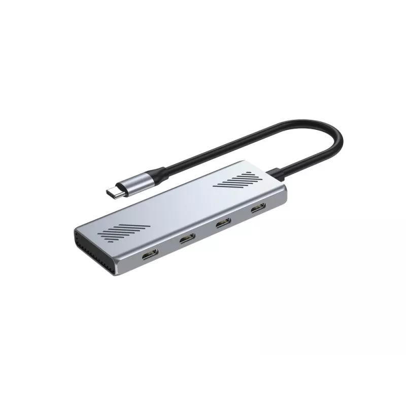 USB-C 3.2 Gen 2 4 prievadų koncentratorius, GEMBIRD UHB-CM-U310-C4-01