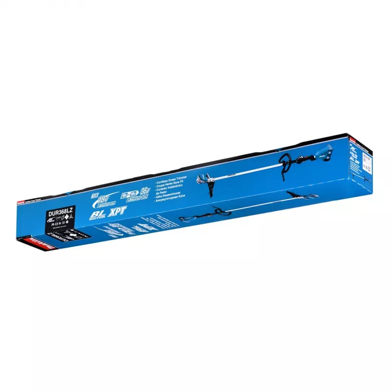 Makita DUR368LZ krūmapjovė / žoliapjovė 35 cm Baterija Juoda, Mėlyna