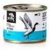 Šlapias kačių ėdalas 3coty Duck 180 g — pilnavertis begrūdis konservuotas šlapias ėdalas suaugusioms katėms, baltymai 15%, riebalai 10%, drėgmė 72,8%