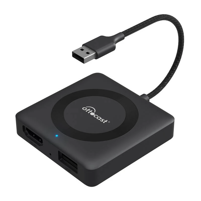 Automobilinis TV adapteris Ottocast CA361-C4 MAX su HDMI palaikymu belaidžiam srautiniam perdavimui