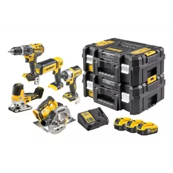 Elektrinių įrankių rinkinys DeWALT DCK500P3T-QW, 18V, 3 baterijos